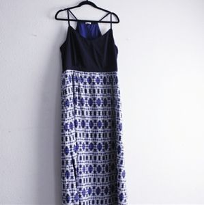 J.Crew sleeveless  Maxi Dress size 16 G.U.C